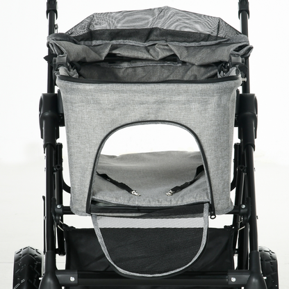 Pet Stroller Foldable Dog Cat Travel Carrying Bag for Small Dogs