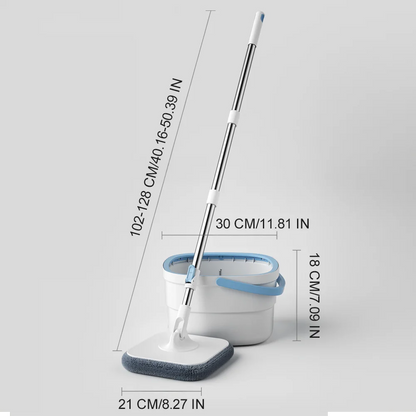 360 Degree Spin Mop Quick Squeeze Water Cleaning Floor Brooms Household Sewage Separation Water-absorbing Mop Bucket
