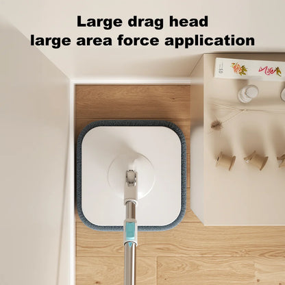 360 Degree Spin Mop Quick Squeeze Water Cleaning Floor Brooms Household Sewage Separation Water-absorbing Mop Bucket