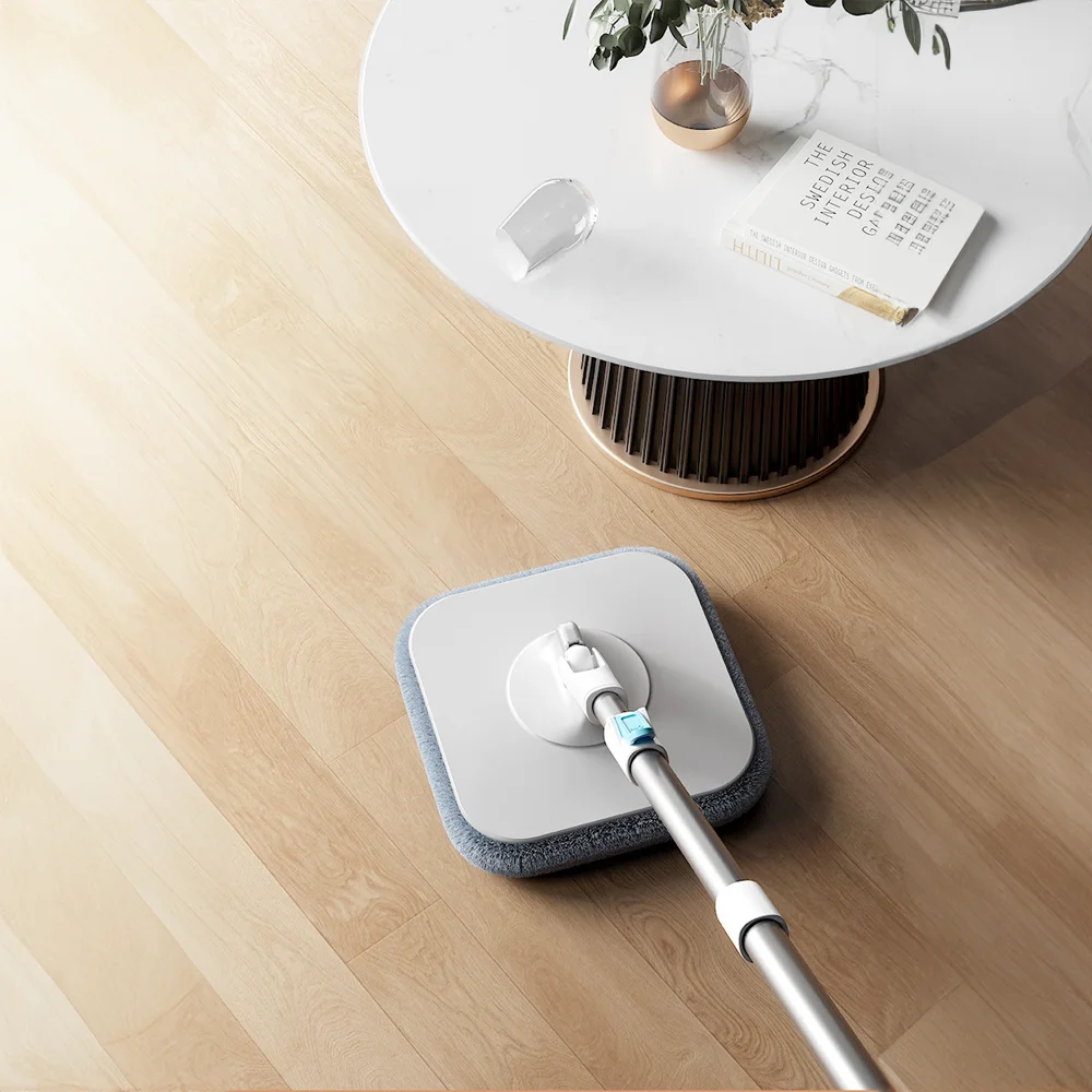 360 Degree Spin Mop Quick Squeeze Water Cleaning Floor Brooms Household Sewage Separation Water-absorbing Mop Bucket