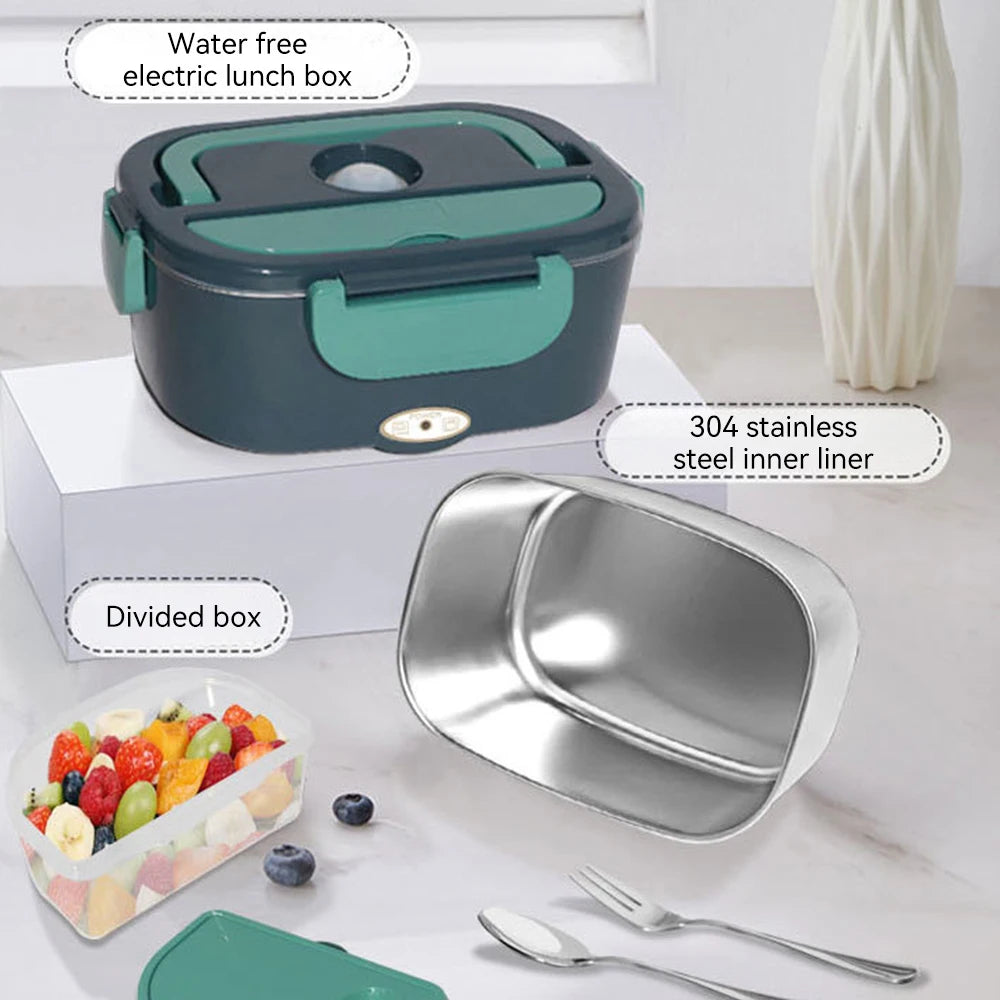 1.5L Electric Lunch Box USB Charging Food Warmer Portable Food Heater Container For Outdoor Camping Bento Home Car Heating Box