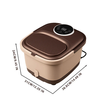 Fully Automatic Massage Foot Spa Bath Auto Massager Fumigated Foot Bath Massage Gift For Mom/Dad/Women/Men