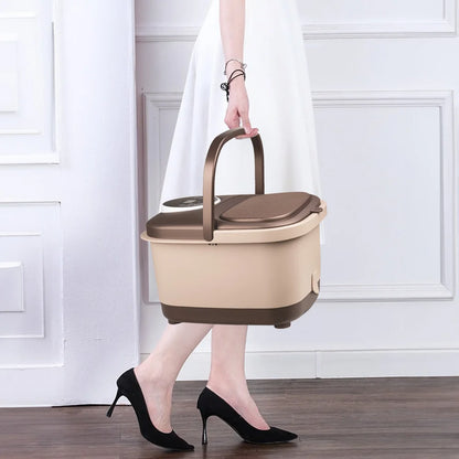 Fully Automatic Massage Foot Spa Bath Auto Massager Fumigated Foot Bath Massage Gift For Mom/Dad/Women/Men