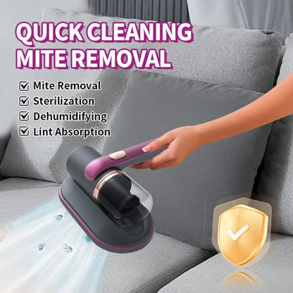 Cordless Bed Vacuum Cleaner Dust Mite Removal Machine Wireless Handheld UV Mattress Vacuum Cleaner Home for Bed Sofas Pillow