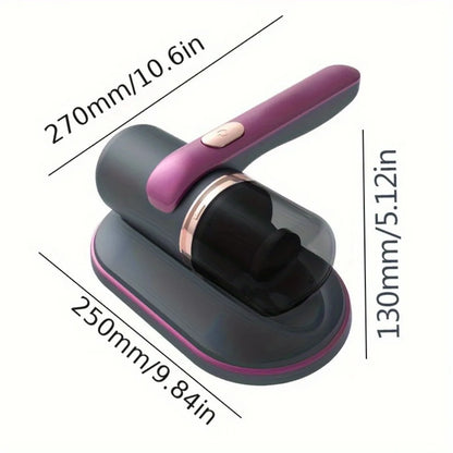 Cordless Bed Vacuum Cleaner Dust Mite Removal Machine Wireless Handheld UV Mattress Vacuum Cleaner Home for Bed Sofas Pillow