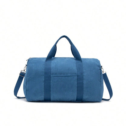Large embroidered travel bag by eprolo featuring spacious capacity, durable fabric, and stylish design for convenient travel.