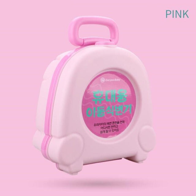 eprolo kids travel potty emergency toilet for outdoor camping, compact portable potty training solution for car travel and camping trips