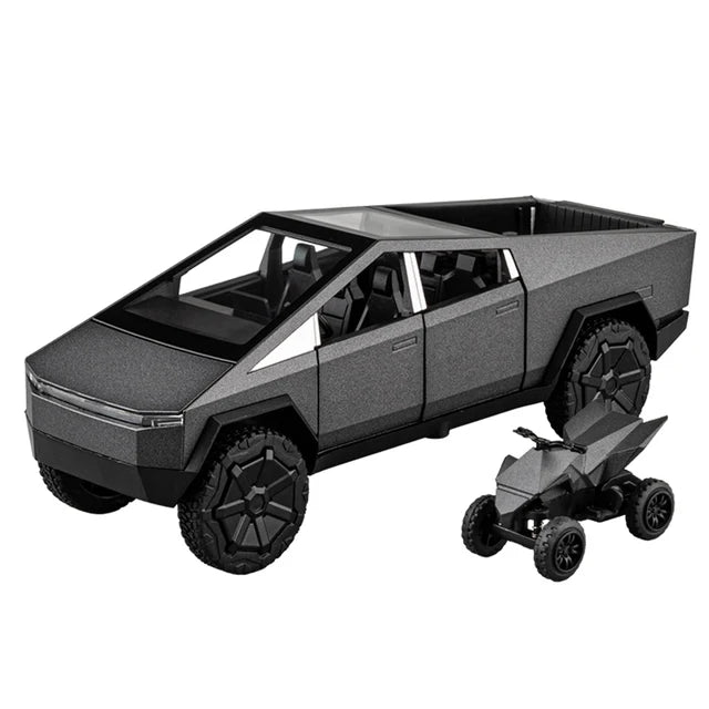 Eprolo 1/32 scale diecast alloy toy truck with off-road pickup design, featuring lights and sound for kids' play and display.