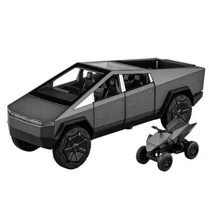 Eprolo 1/32 scale diecast alloy toy truck with off-road pickup design, featuring lights and sound for kids' play and display.