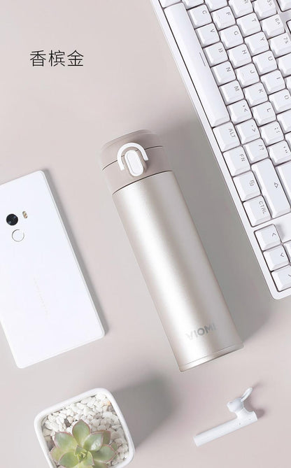Xiaomi VIOMI Stainless Steel Thermos Flask 300ml – 24-Hour Insulated Bottle