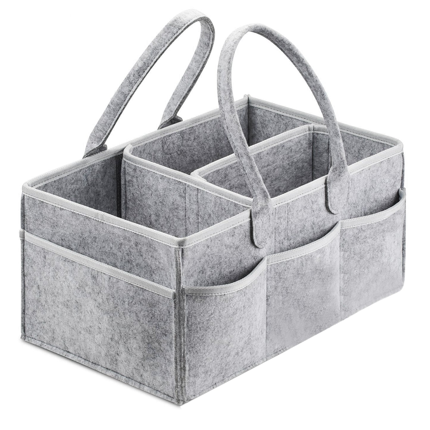 Portable baby diaper caddy organizer from eprolo with multiple compartments for easy diaper and baby item storage.