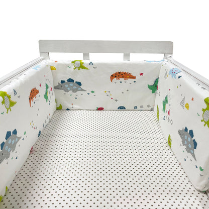 Eprolo baby bed rail guard with anti-fall cotton fence, soft mesh safety barrier for toddler beds in a nursery setting.