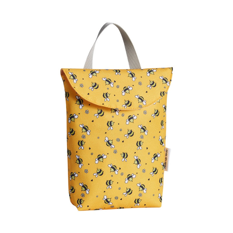 Eprolo waterproof diaper bag with large capacity, showing multiple compartments and adjustable straps for organized baby essentials.