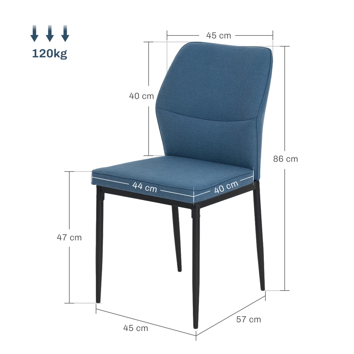 HOMCOM stylish velvet dining chairs with ergonomic support and space-saving design, shown in a modern dining room setting.