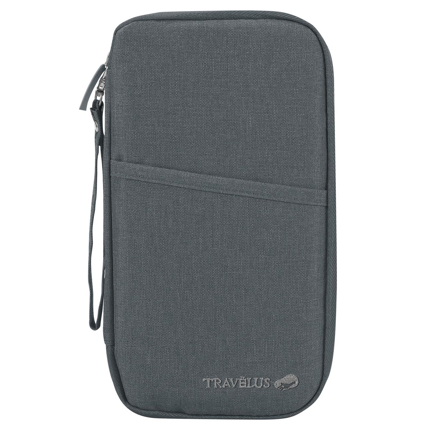 Vinsani family travel wallet with passport holder, document organizer, credit card slots, and currency compartment for men and women.