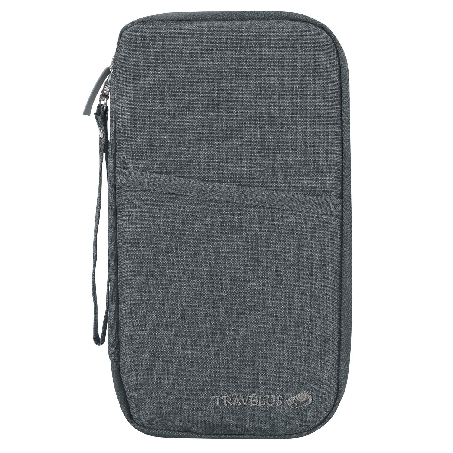 Vinsani family travel wallet with passport holder, document organizer, credit card slots, and currency compartment for men and women.
