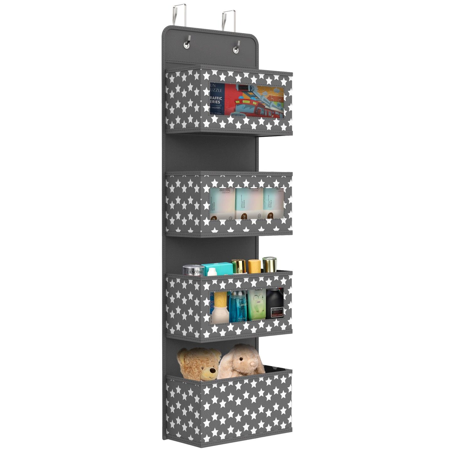 4TIER GREY HANGING ORGANISER