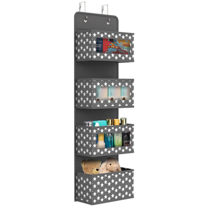 4TIER GREY HANGING ORGANISER