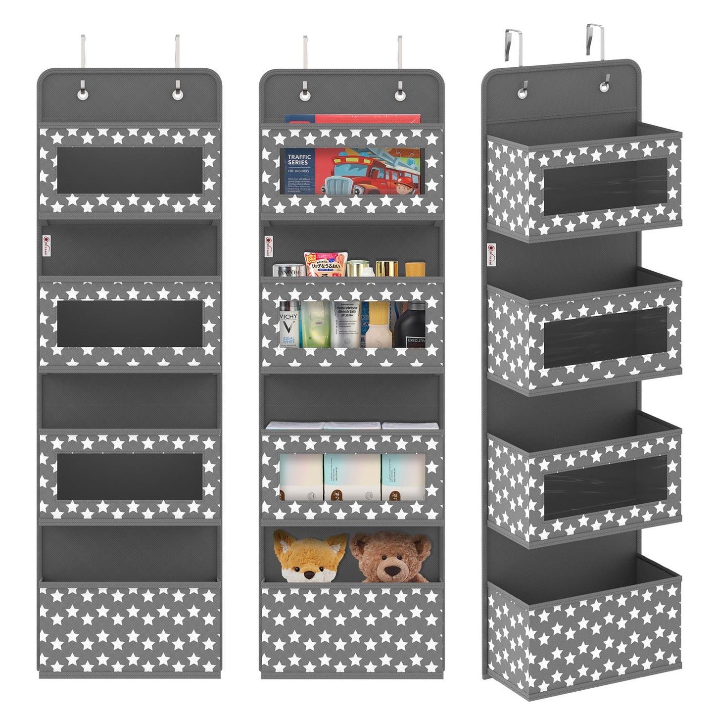 4TIER GREY HANGING ORGANISER