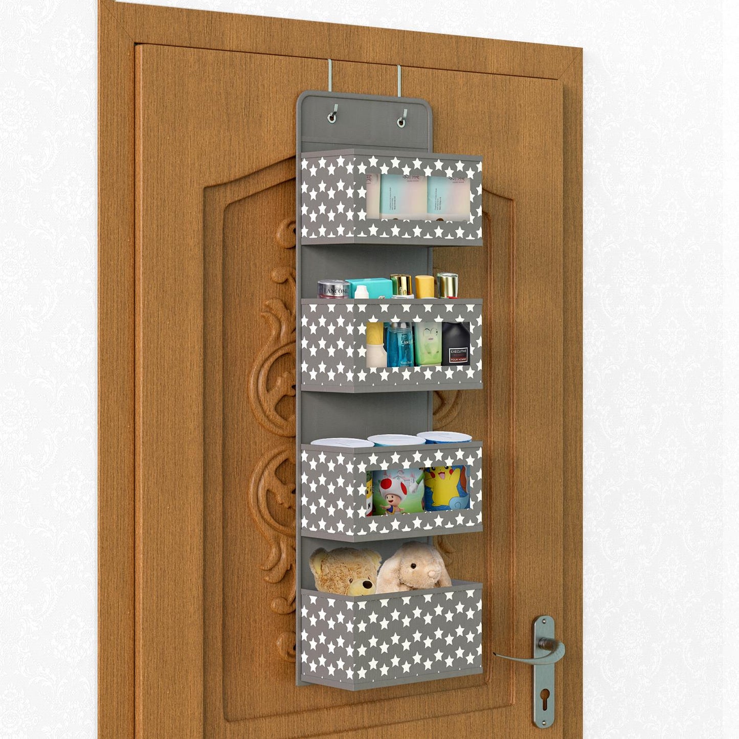 4TIER GREY HANGING ORGANISER