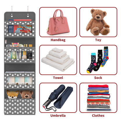 4TIER GREY HANGING ORGANISER