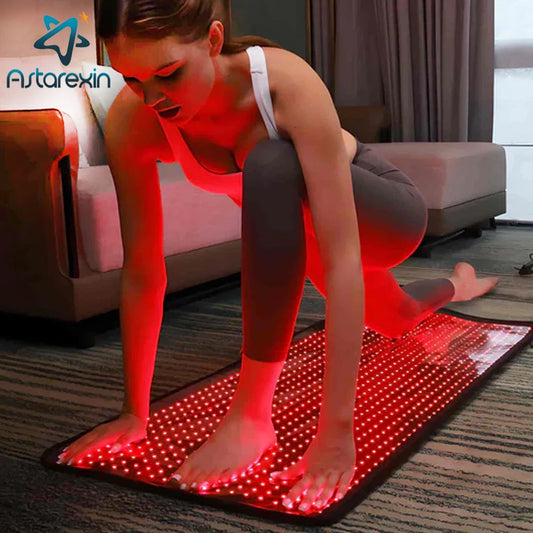 Red Light Therapy Heating Pad Waist Back Shoulder Muscle Pain Relief Relax Infrared Light For Body Device Cushion 850nm