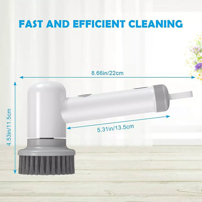 Electric Cleaning Brush Tool USB Charging For Housework Kitchen Dishwashing Brush Bathtub Tile Cleaning Brush IPX7 Waterproof
