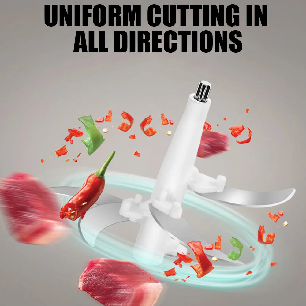 5L Meat grinder Electric Meat Grinders Stainless Steel Food Crusher Multifunctional Vegetable Slicer Chopper Mincer