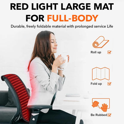 Red&Infrared Light Therapy Pad LED Beauty Devices 360psc 660nm 720psc 850nm Red Infrared Light Therapy