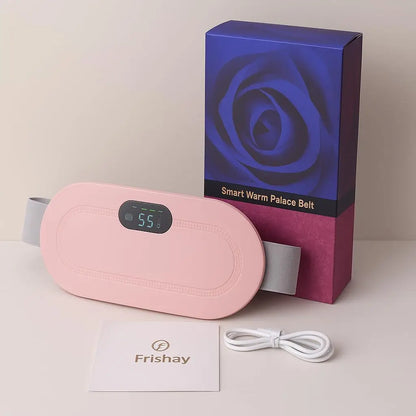 Heating Pad for Period Cramps, 5000 mAh Large Capacity, 5-10h Working Time, Portable Cordless Menstrual Heating Pad with 3Heat L