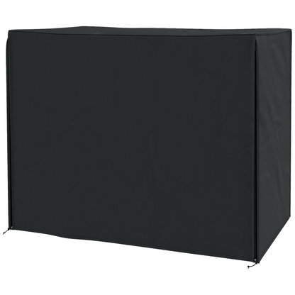 Outsunny 3 seater garden swing cover with windproof and anti-UV features, measuring 220x125x172cm, protecting outdoor seating.