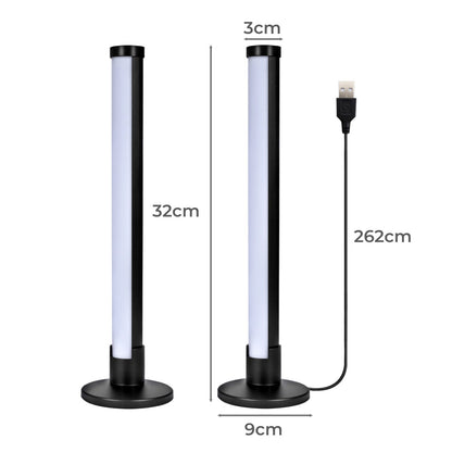 Livoshop Emitto 2X Smart RGB LED Light Bars with color-changing, music sync, ambient lighting for gaming and home decor