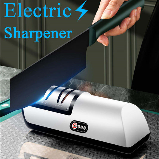 SB Rechargeable Electric Knife Sharpener – Automatic Adjustable Kitchen Tool