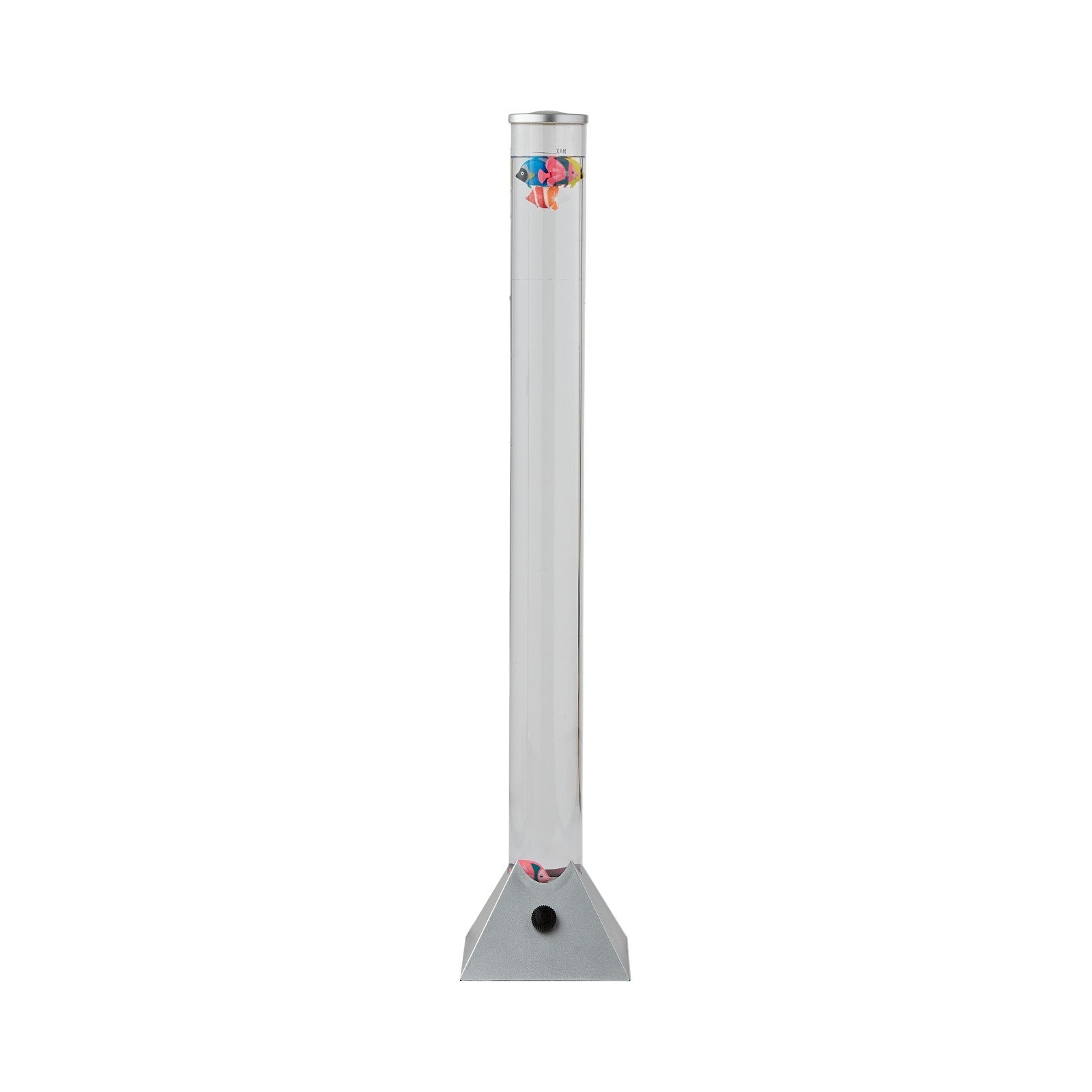 Livoshop LED bubble lamp with color-changing RGB lighting in a tower tube design, creating a vibrant sensory novelty light.