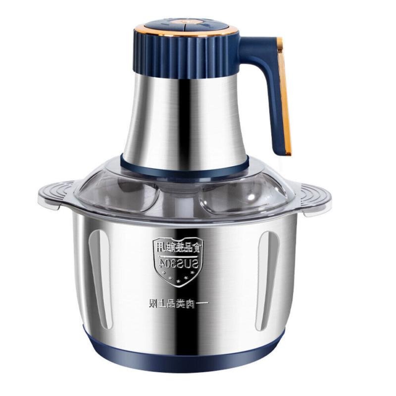 HOMCOM 5L electric meat grinder with food processor, mixer, chopper, and sausage maker, UK plug, heavy-duty kitchen appliance