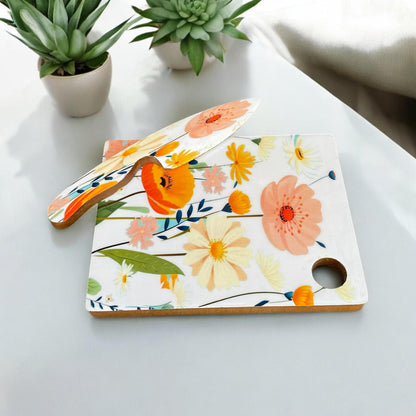 28CM CHOPPING BOARD WITH KNIFE