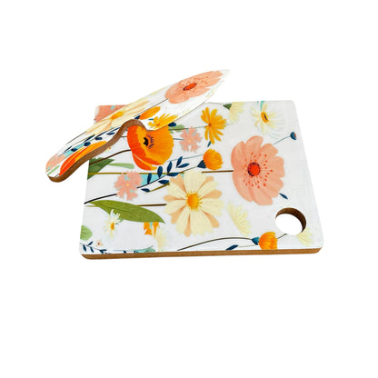 28CM CHOPPING BOARD WITH KNIFE