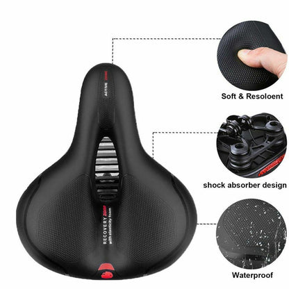 Gel Bicycle Saddle – Comfort Bike Seat for Men & Women