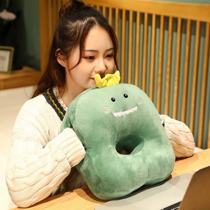 eprolo office nap pillow for children, avocado-shaped classroom sleeping pillow in 35x28x20cm, prone position for rest.