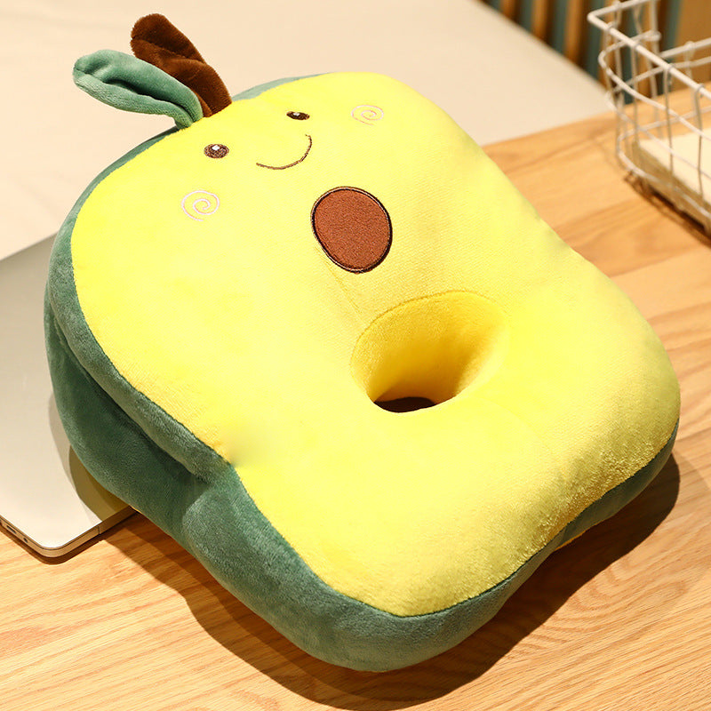 eprolo office nap pillow for children, avocado-shaped classroom sleeping pillow in 35x28x20cm prone position