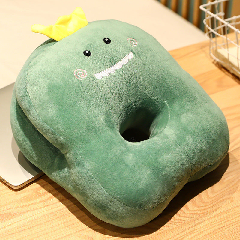 Eprolo children's office nap pillow in avocado design, 35x28x20cm, ideal for classroom sleep and prone resting.