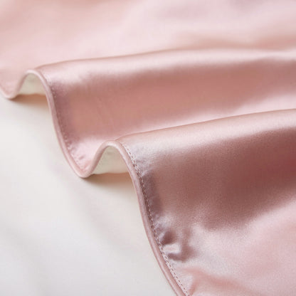 Purple single side pure silk pillowcase by eprolo, made from natural Mulberry silk for hair and skin care.