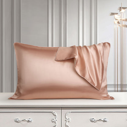 Purple eprolo pure silk pillowcase made from natural Mullberry silk, designed for hair and skin care, single-sided.
