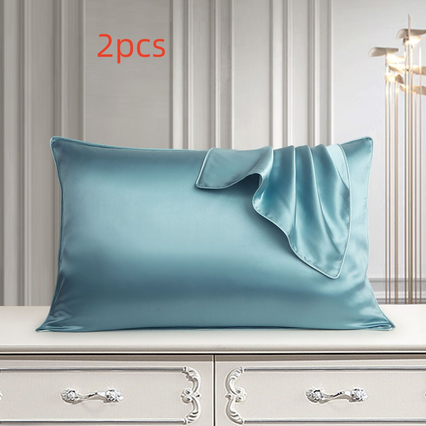 Purple eprolo pure silk pillowcase made from natural Mullberry silk, designed for hair and skin care, single side smooth fabric.