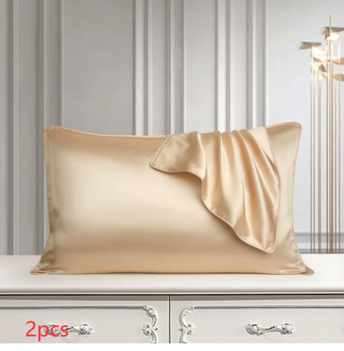 Purple eprolo single side pure silk pillowcase made from natural Mullberry silk, ideal for hair and skin care.