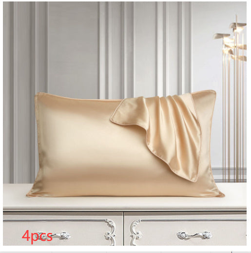 Purple eprolo single-side pure silk pillowcase made from natural mullberry silk, ideal for hair and skin care.