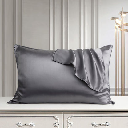 Eprolo single side pure silk pillowcase in purple made from natural Mulberry silk, designed for hair and skin care.