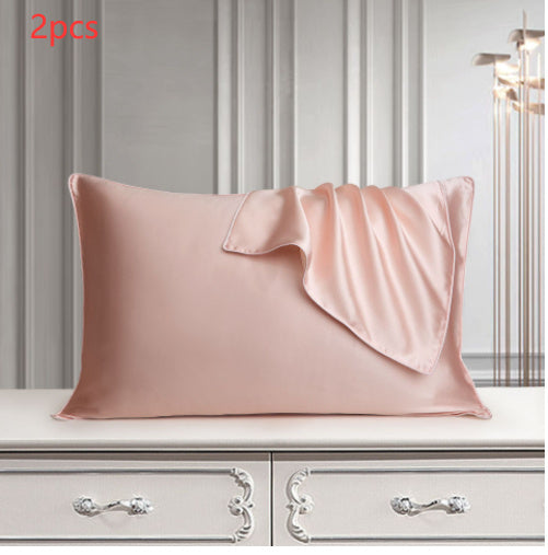 Purple eprolo pure silk pillowcase for hair and skin, single side natural mullberry silk, soft and smooth sleep accessory.