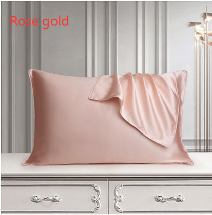 Purple eprolo single-side pure silk pillowcase made from natural Mullberry silk, ideal for hair and skin care.