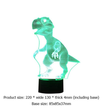 Eprolo 3D dinosaur LED night light with 7 color touch lamp and vibrant, colorful illumination for kids' bedroom decor